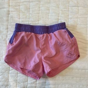 Girls Colorblock Athletic Shorts